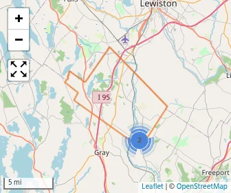 Area schools map